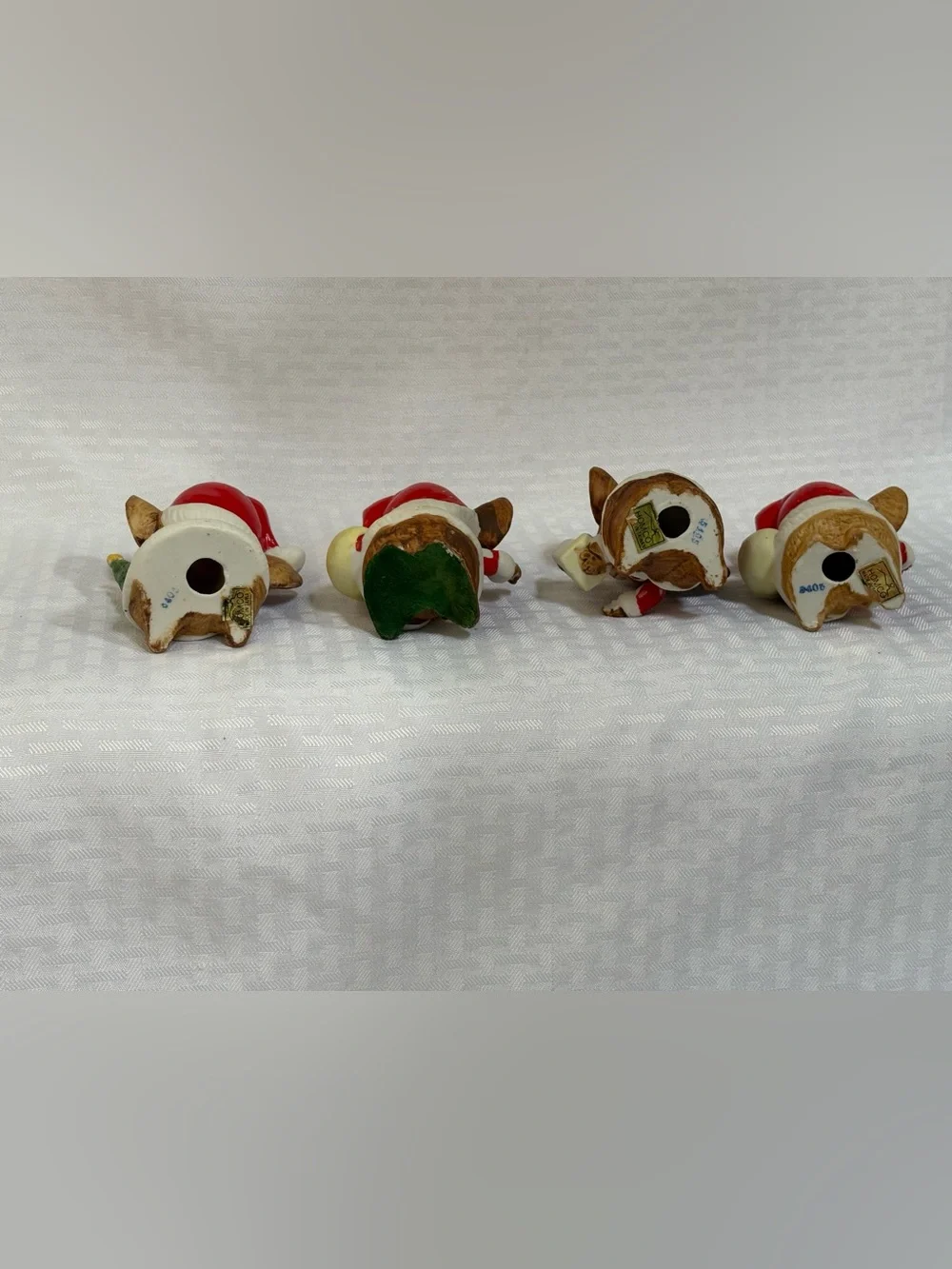 Vintage Christmas Mice Set of 4 Homeco
